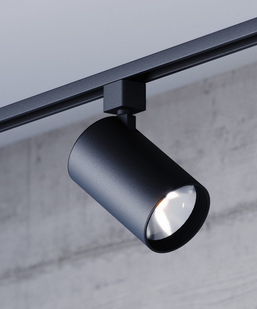 3-Inch Architectural LED Track Light with Color Temperature Switch