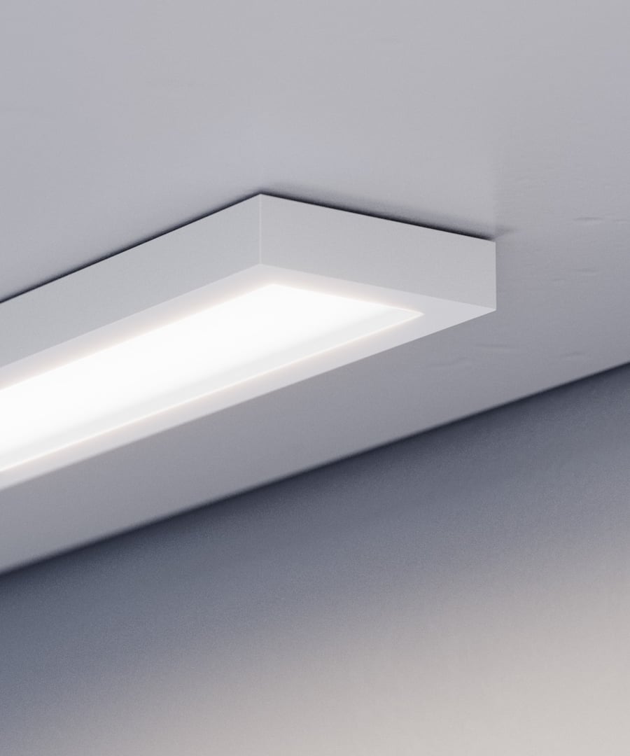 4-Inch Architectural Surface Mount LED Linear Flat Panel