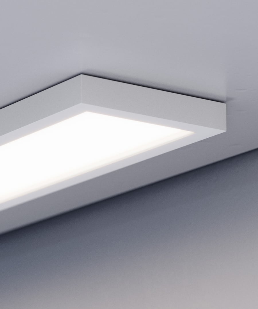 6-Inch Architectural Surface Mount LED Linear Flat Panel