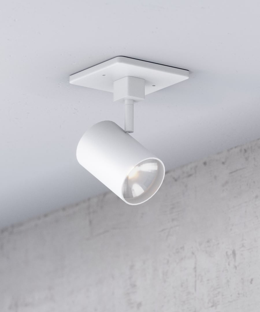 3-Inch Architectural Cylinder LED Monopoint Ceiling Spot Light