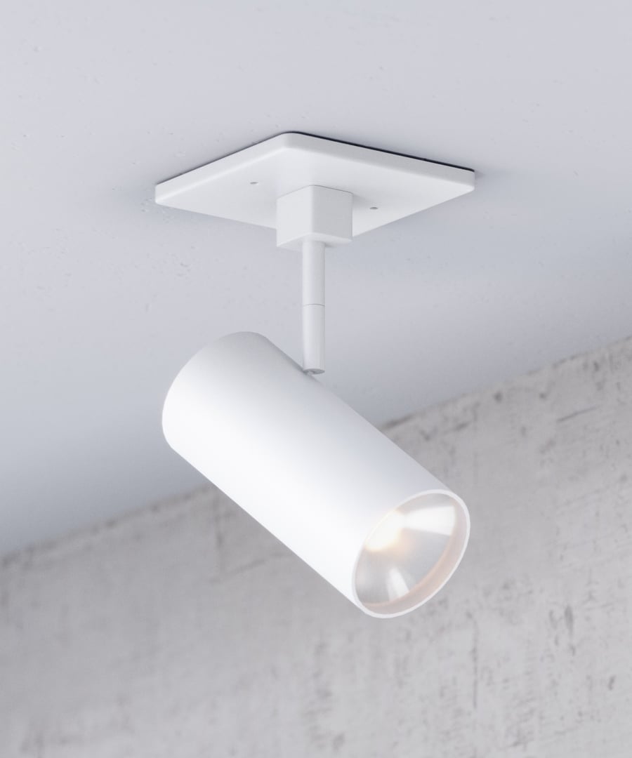 3.5-Inch Long Architectural Cylinder LED Monopoint Ceiling Spot Light