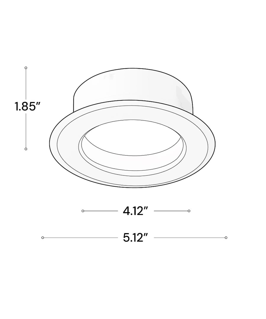 4-Inch Round LED Recessed Can Light