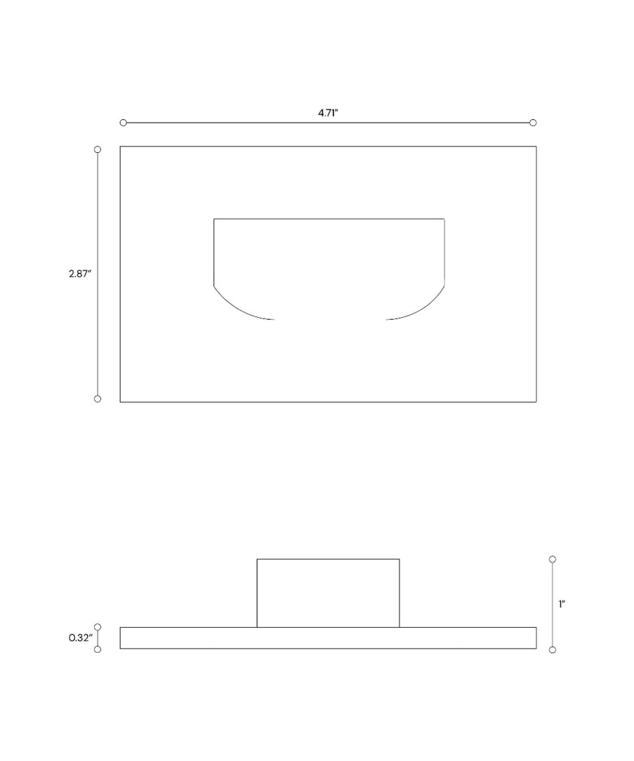 Rectangular Recessed LED Step Light