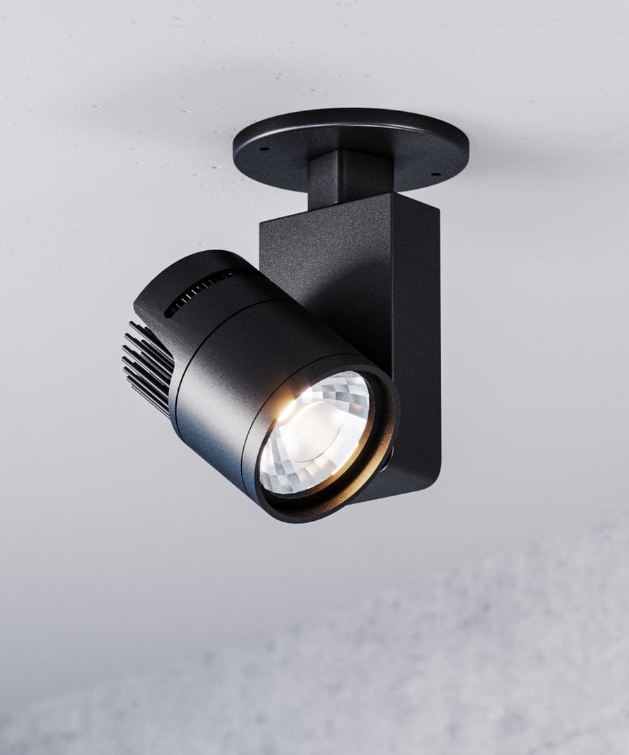 3.6-Inch Round Architectural LED Monopoint Spot Light