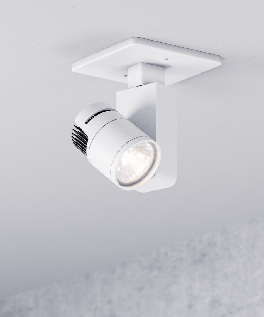 2.75-Inch Square Architectural LED Monopoint Spot Light