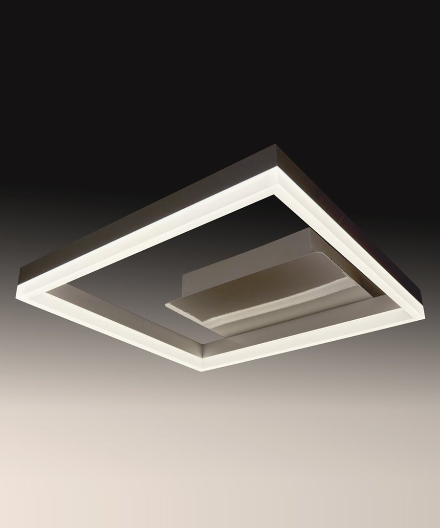 Architectural Surface-Mounted 1-Tier Square LED Ceiling Light