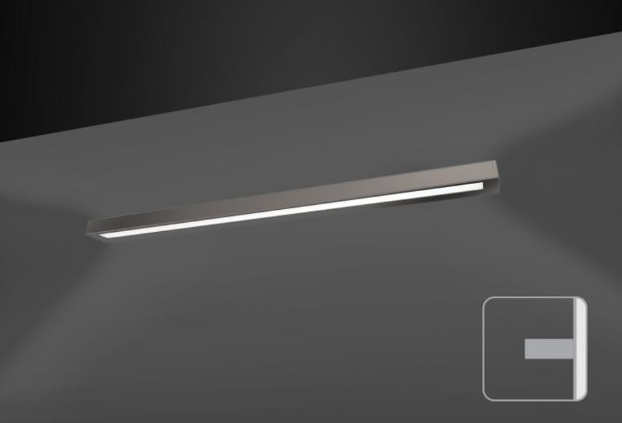 A Light A4 Arcature Wall Mount LED Fluorescent Fixture