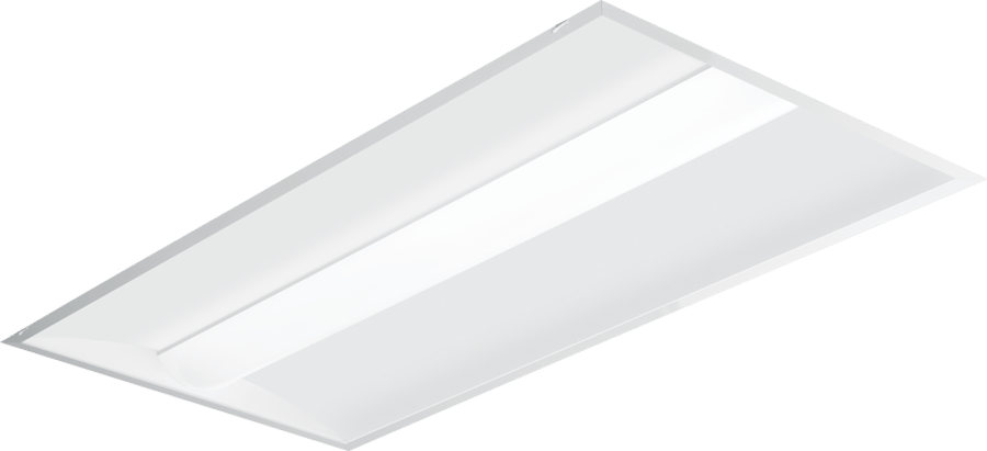 H.E. Williams AT2 Architectural LED Troffer - Curved Deep Center