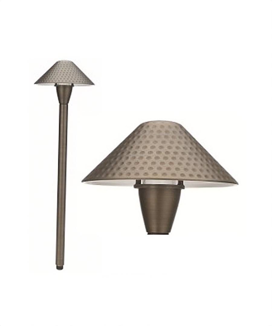 Cast Brass LED Landscape Path Light