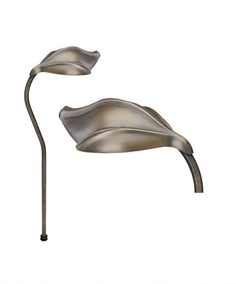 Architectural Brass Low-Voltage LED Landscape Path Light