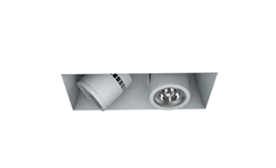 Cylindrix® III Mini C3MRTLX-2 2LT Double LED Recessed Lighting Multiple - 2 Light + Housing + Rimless Trim