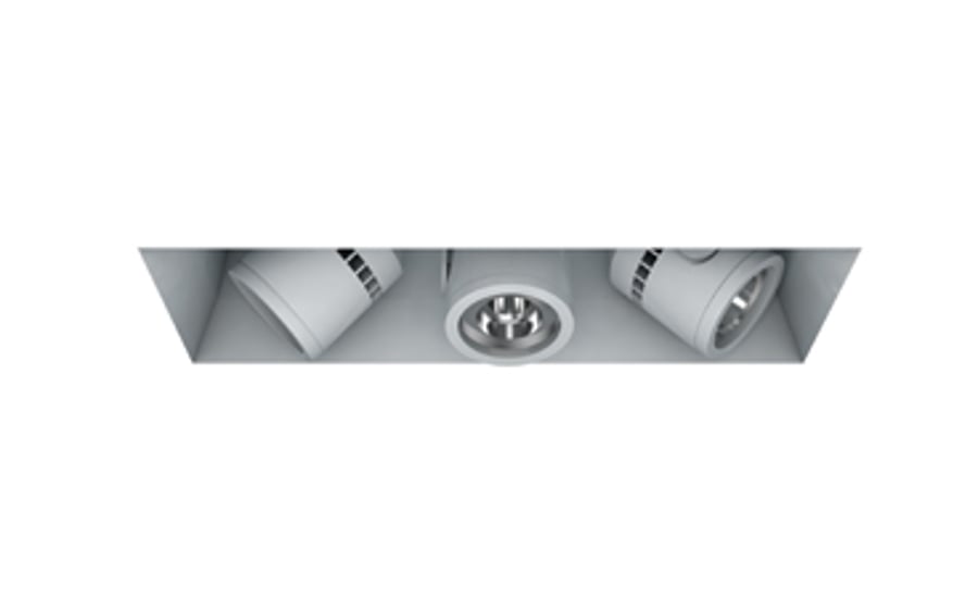 Cylindrix® III Mini C3MRTLX-3 3LT Triple LED Recessed Lighting Multiple - 3 Light + Housing + Trim
