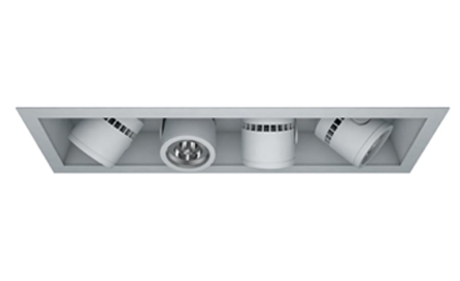 Cylindrix® III Mini C3MSR-4 Quad LED Recessed Lighting Multiple - 4 Light + Housing + Trim