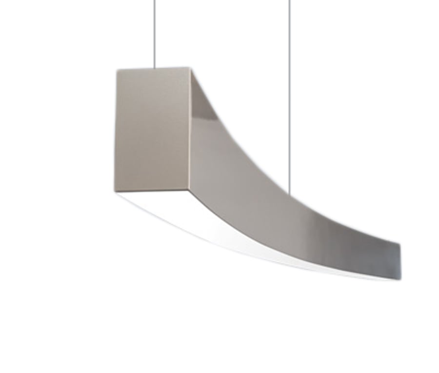 Birchwood Lighting CHA-DR/IN Charlotte Sweeping Curve LED Light Fixture - Direct / Indirect