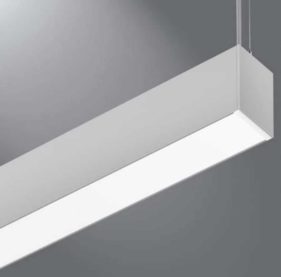 Cooper S124 Define 4 LED Linear Suspended Pendant Direct/Indirect Fixture