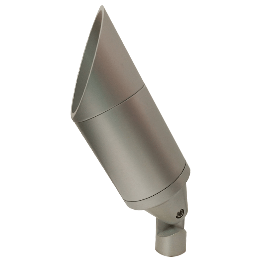 Solid Aluminum Landscape LED Uplight with Shroud