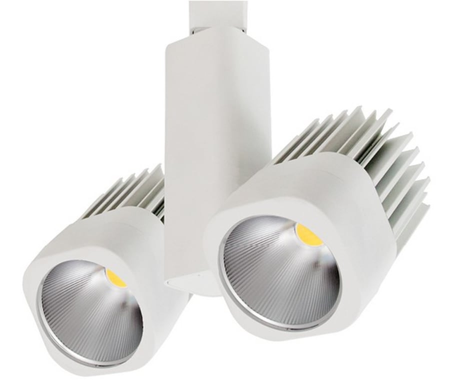 Intense Lighting MBSX2 2-Light Vertical Square Track Light