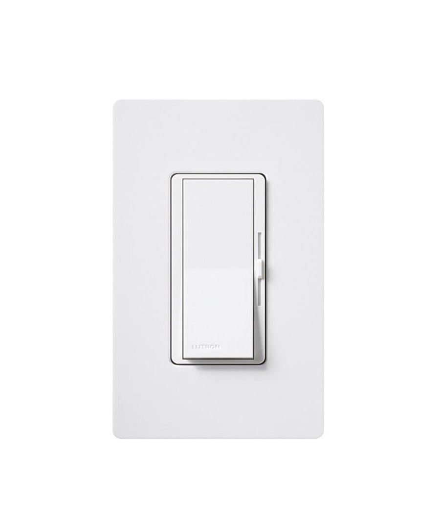 Lutron Diva DVTV-WH 0-10V Dimmer Switch Single-Pole 120V White (30mA Max)