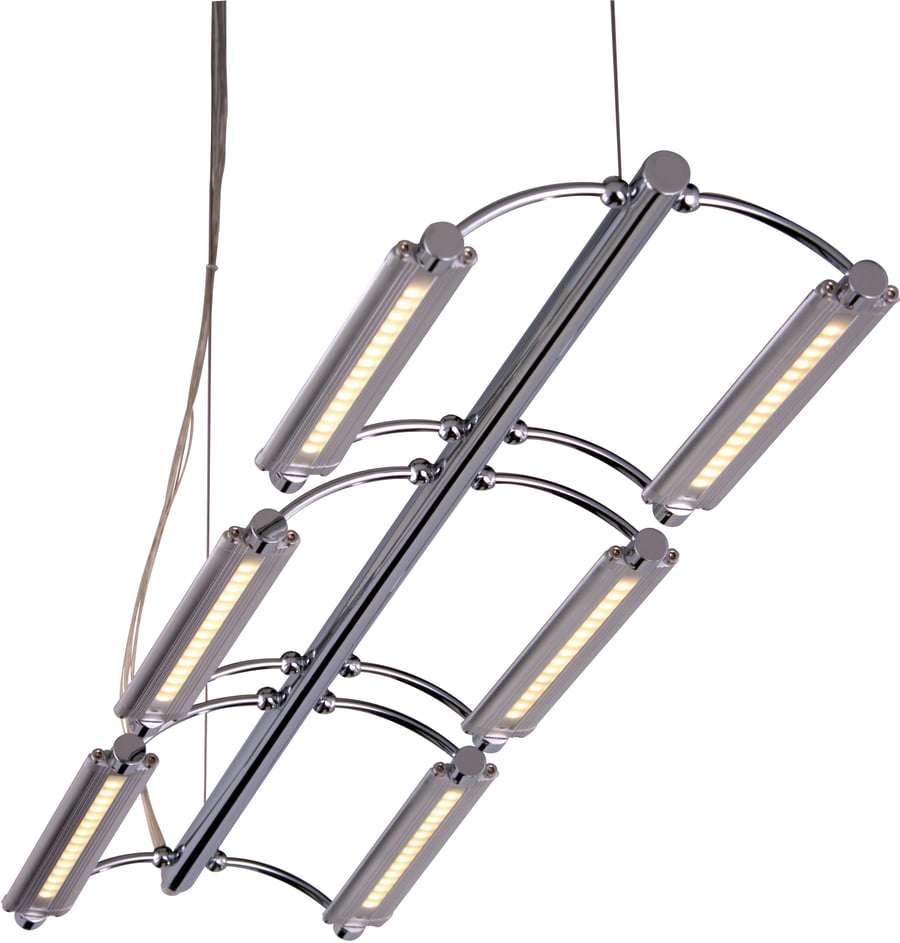 ET2 Helix 6-Light LED Linear Suspended Pendant Light Fixture E20941-10