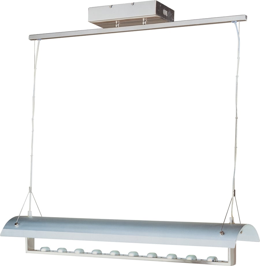 ET2 Helix 10-Light LED Linear Suspended Pendant Light Fixture E20965-10SN