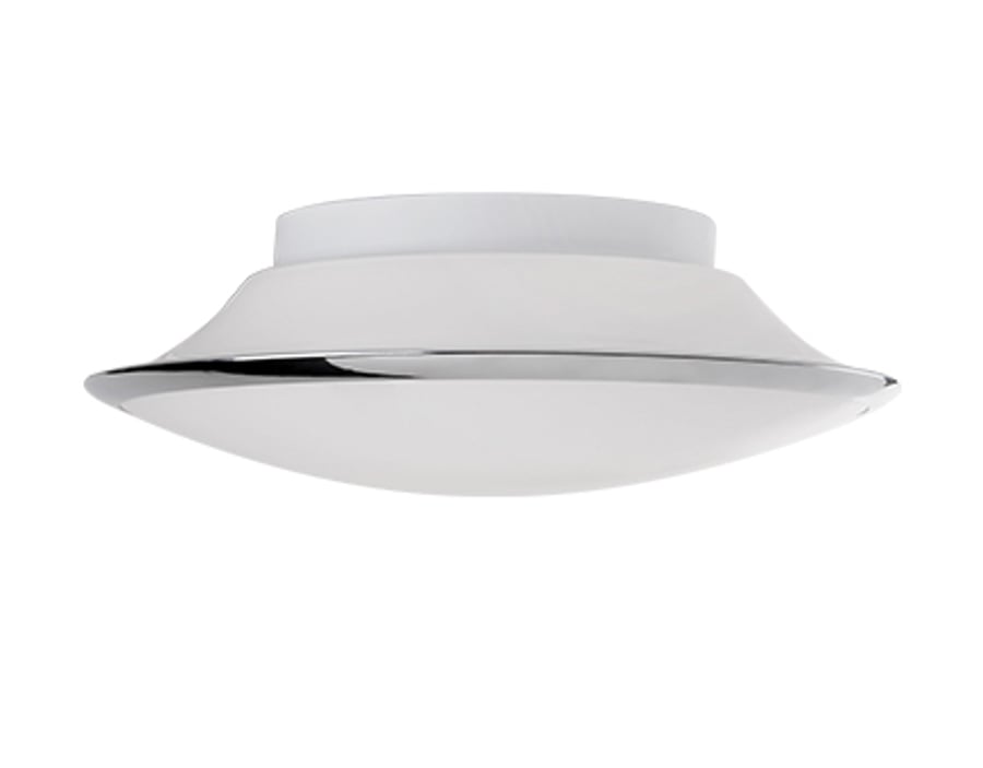 Kuzco LED 12 Inch Round Contemporary Retro Styled Flush Mount Ceiling Fixture FM12212-CH