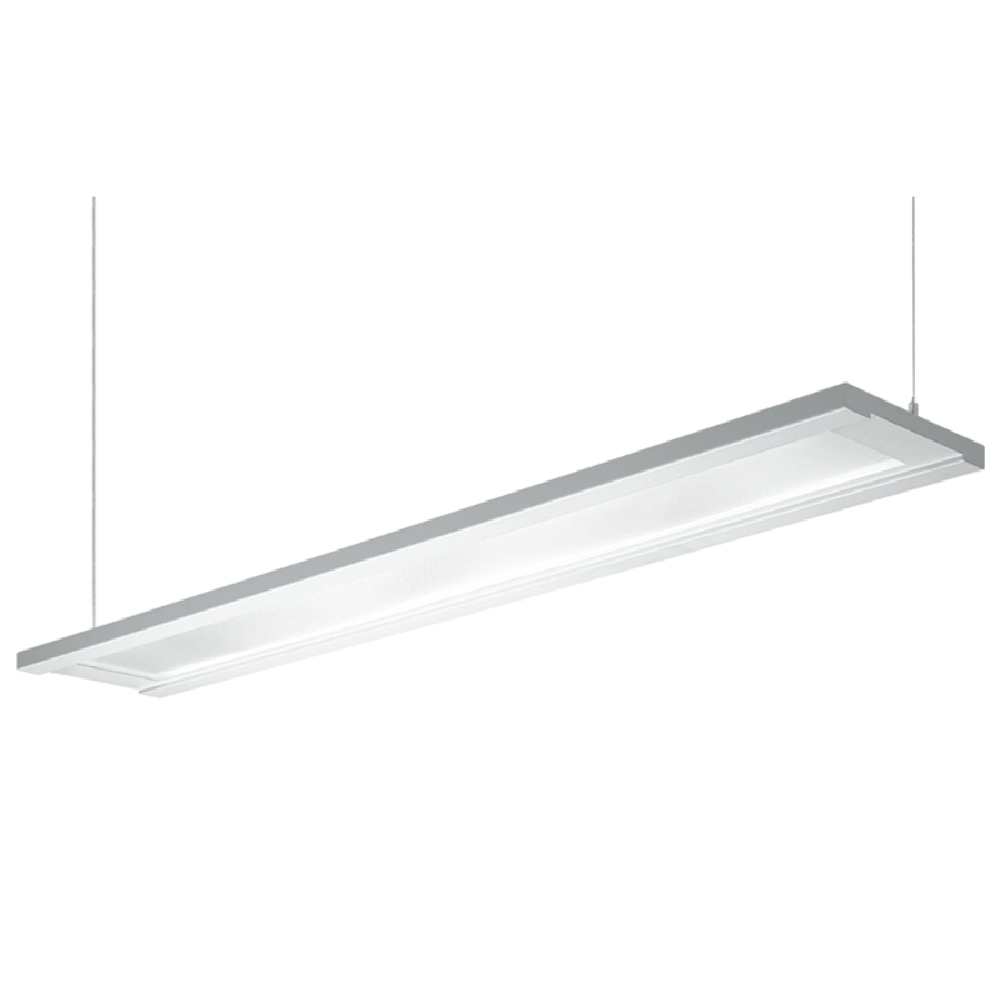 H.E. Williams FP4-8 Step-Up Luminous Flat Panel Fluorescent Suspended Light Fixture - 8 FT
