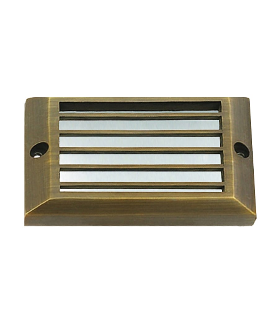 Low-Voltage Flush Mount Louvered LED Step Light