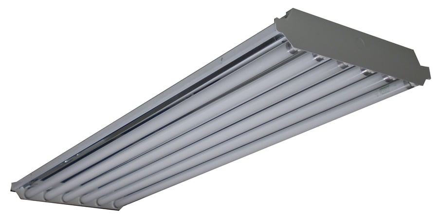 LA Lighting Baylighter HBN200-6-4R-SR-2-4E8IH-UNV Series 15,365 Lumens 4 Foot Miniature Bi-Pin T8 Fluorescent High Bay Luminaire