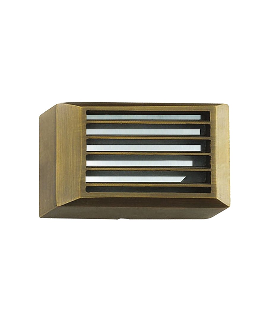 Low-Voltage Louvered Surface Mount LED Step Light