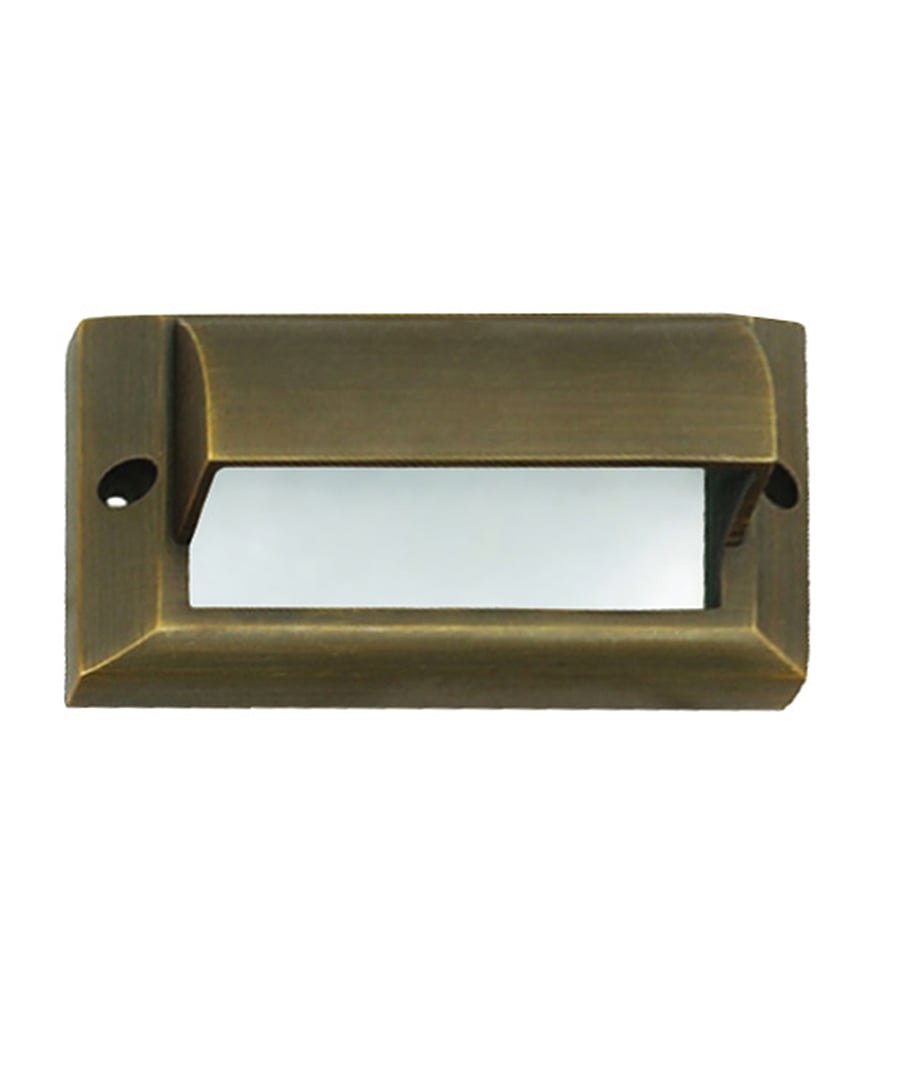 Low-Voltage Hooded Flush Mount LED Step Light