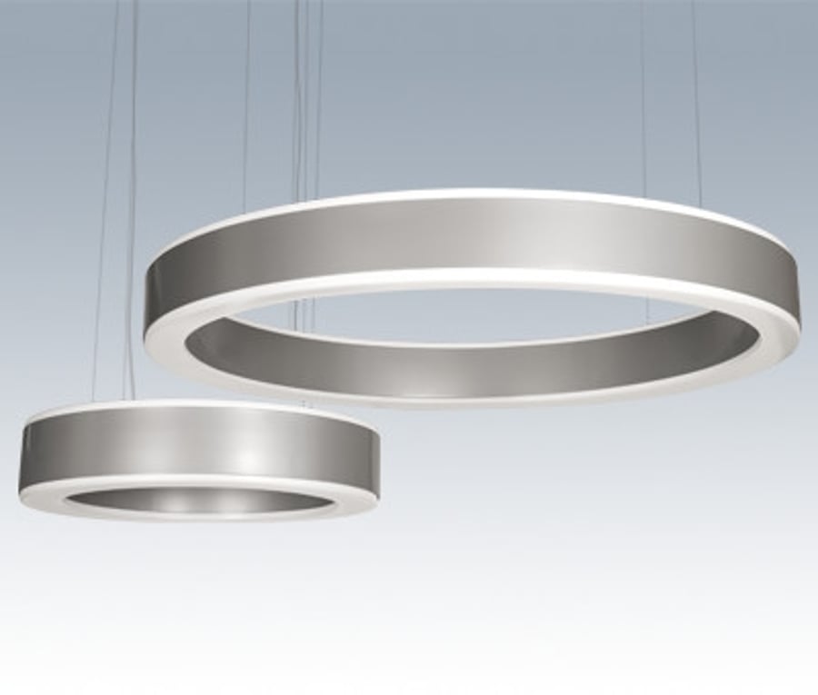 Birchwood Lighting KATRINA LED Round Direct / Indirect Light Fixture | Suspended / Surface Mount