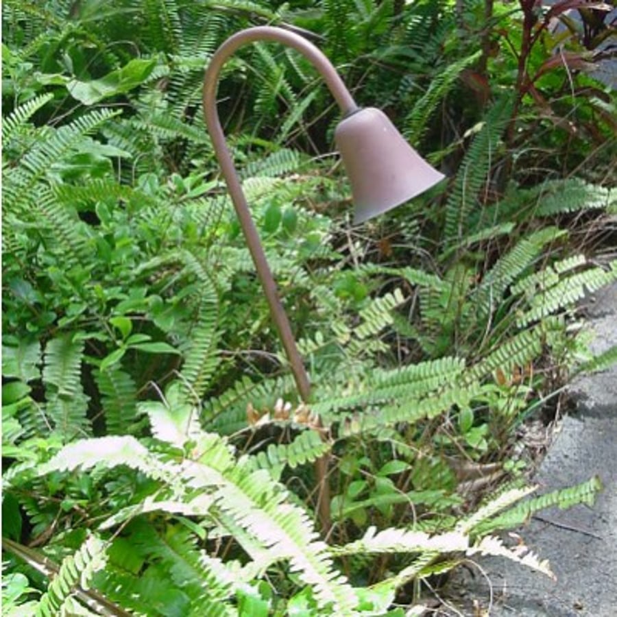 Beachside Lighting L-004 Brass 12V LED and Incandescent Bell Pathlight