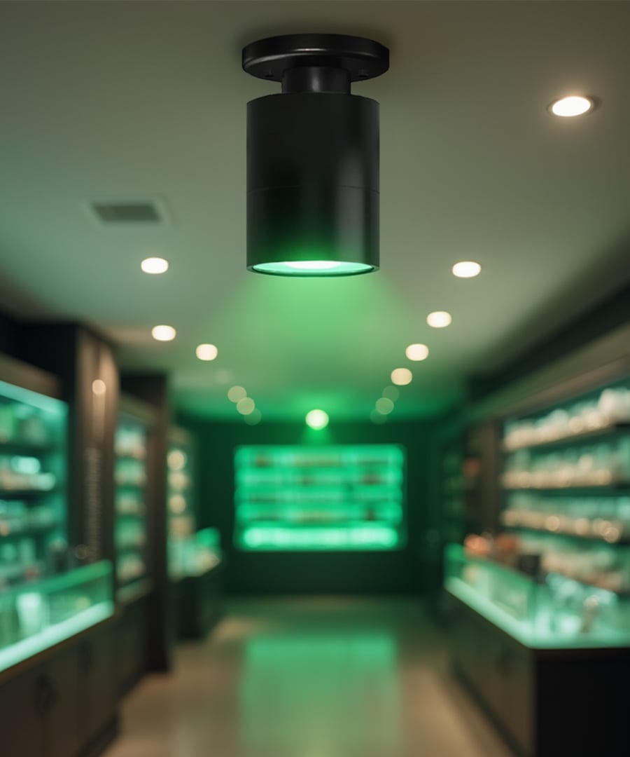6-Inch LED RGBW Color-Changing Cylinder Ceiling Light
