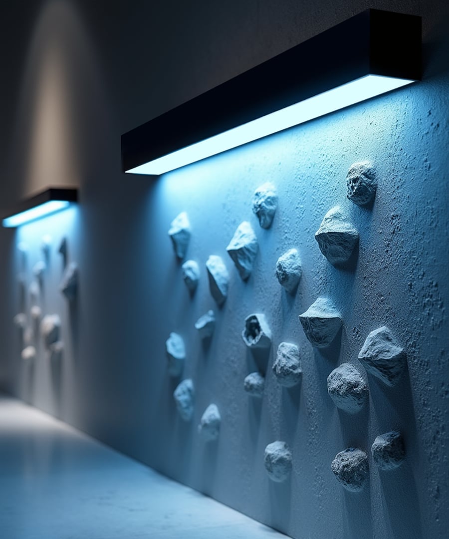 4-Inch RGBW Color-Changing Linear LED Wall Light
