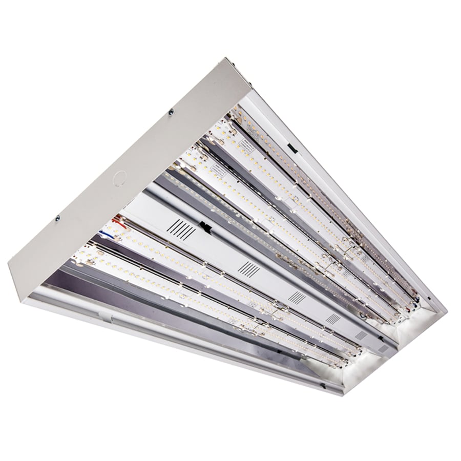 Alphalite LHB4-150 High Performance 4 Foot Linear LED High Bay Lighting Fixture with Frosted Lens