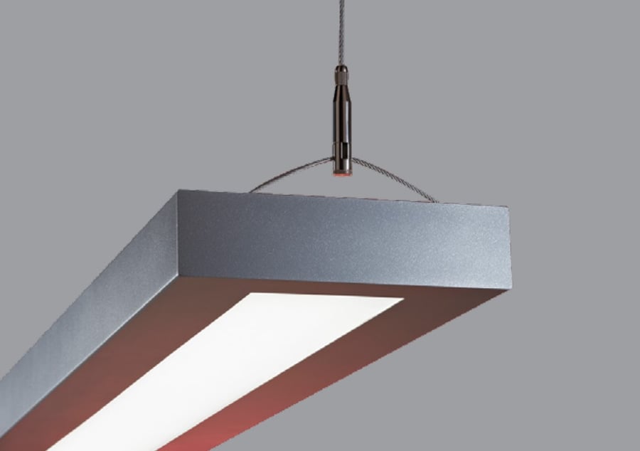 LiteControl Sector Indirect/Direct Suspended Linear Fluorescent Pendant