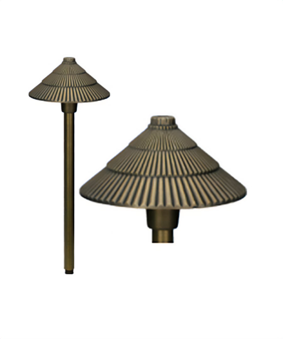 Cast Brass Low-Voltage Architectural Landscape LED Path Light