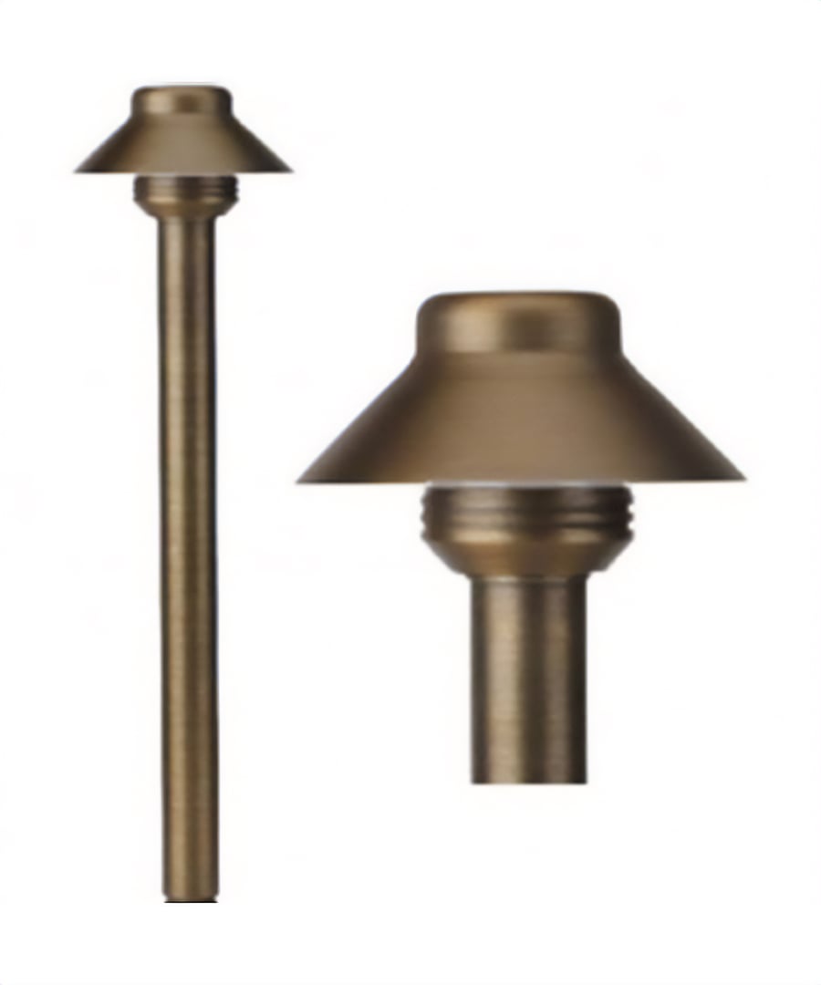 Solid Brass Low-Voltage Architectural Landscape LED Path Light