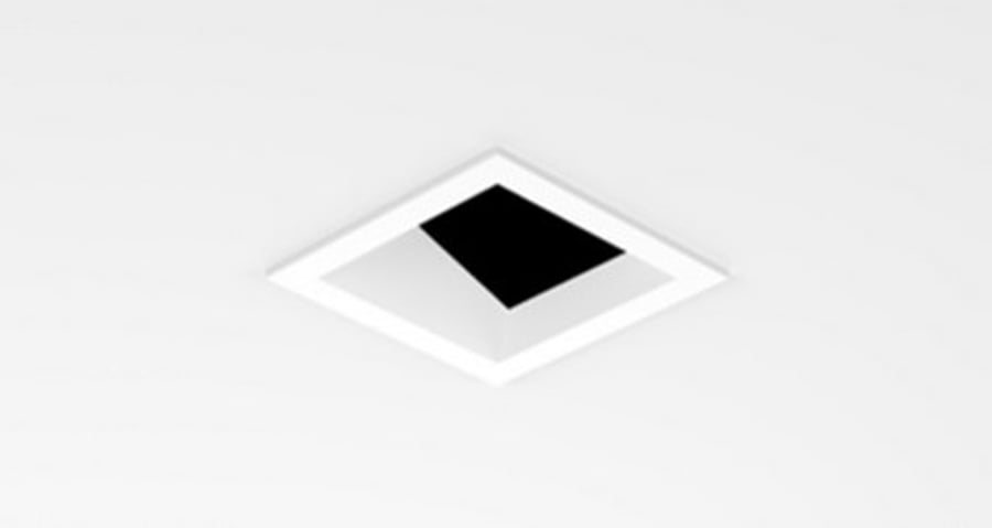 Intense Lighting MXT-STRA300 3.5" MX LED Square Adjustable Recessed Light + Trim + Housing