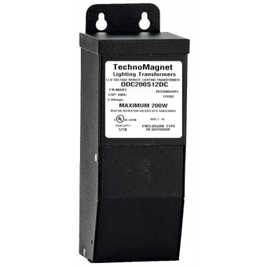 200W 12V DC Indoor/Outdoor Dimmable LED DC Magnetic Transformer Driver