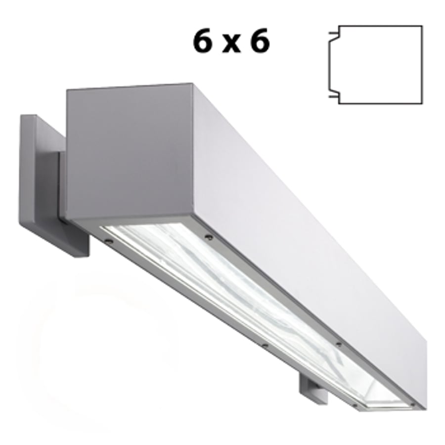 Prudential Lighting P61 LED Linear 6 Inch x 6 Inch Wet Location Wall Mount / Surface Mount Light Fixture