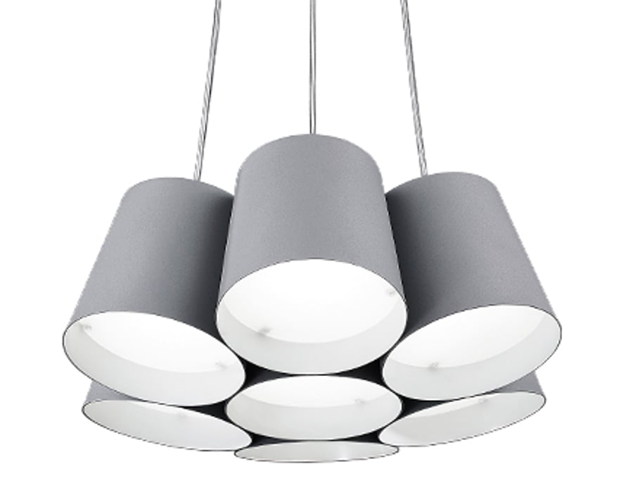 Kuzco PD5216 LED Seven Light Bouquet Chandelier Pendant 