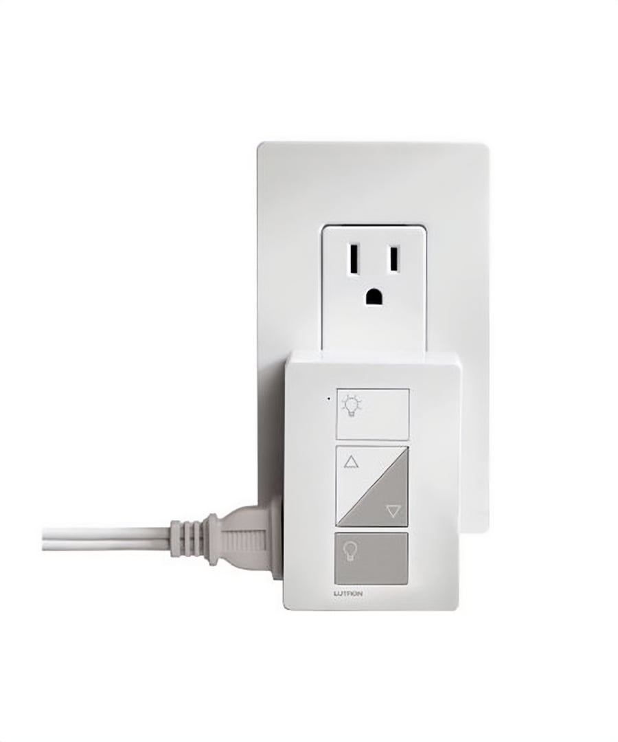 Lutron Caseta Wireless PD-3PCL-WH Plug In Lighting Dimmer 120V White