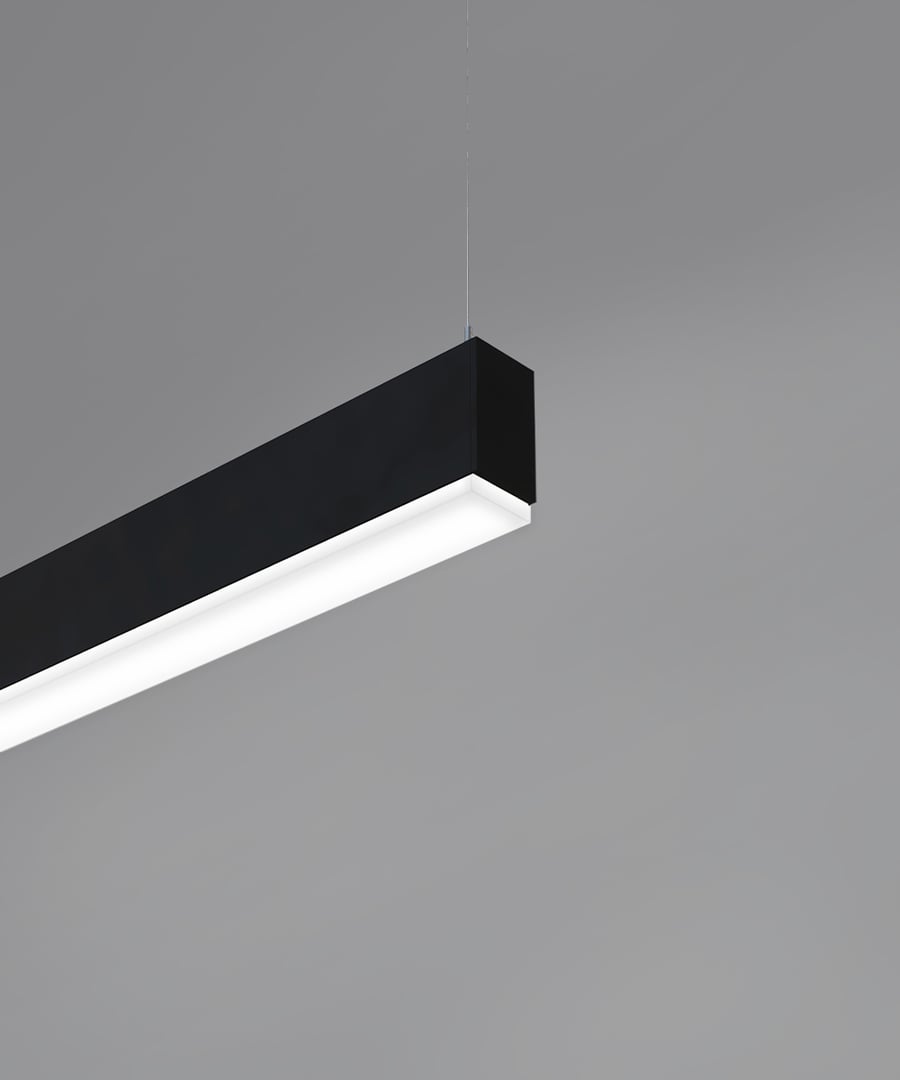 1-Inch Linear Glow Lens LED Pendant Light