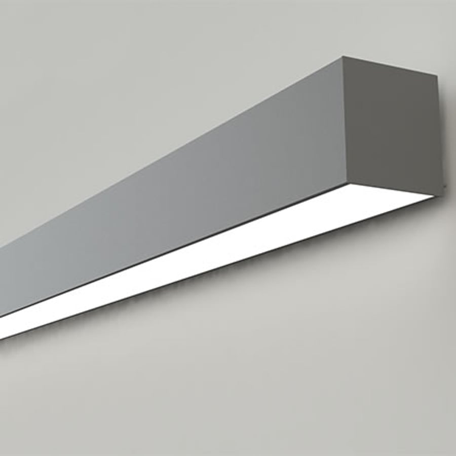 Nulite Lighting Regolo RW2-4B Bi-Directional Wall Series LED 2 Inch Linear Wall Mount Light Fixture - Direct / Indirect