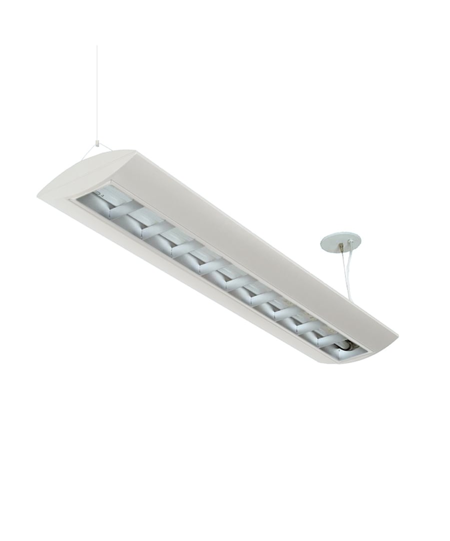 Alcon Reyon 10124-4 Low Profile 4 FT Fluorescent Commercial Pendant
