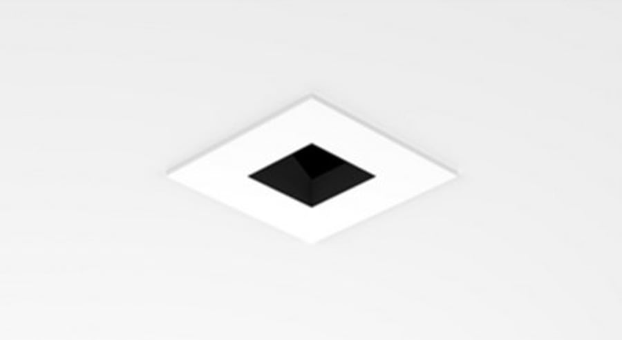 Intense Lighting MXT-STRA306 3.5" MX LED Pinhole Square Recessed Light + Trim + Housing