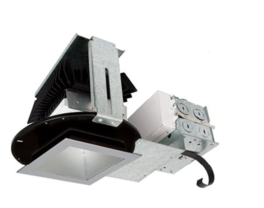 Intense Lighting SS4SG2 4" LED Square Downlight Light + Trim + Housing