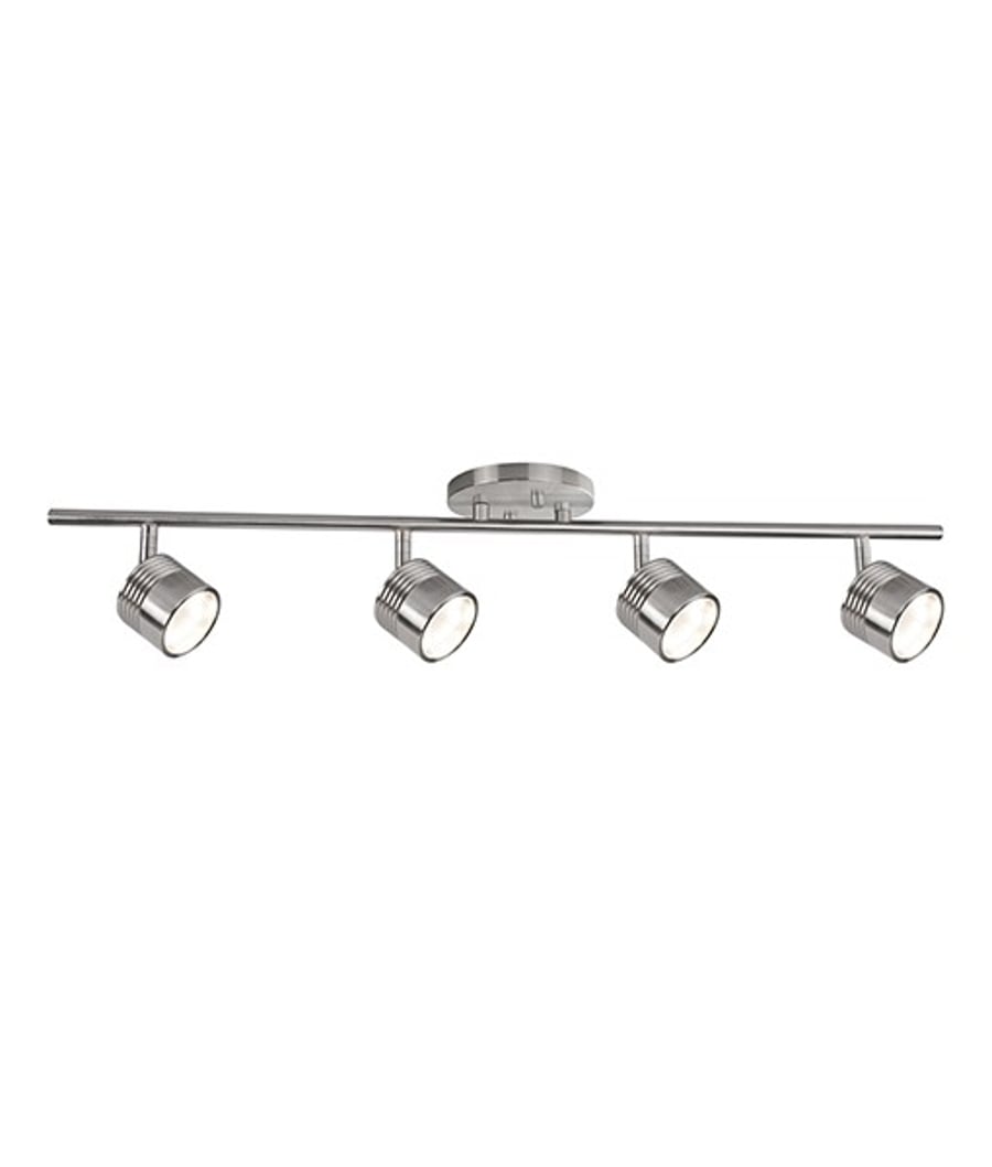 Lyra Brushed Nickel Track Lighting by Kuzco
