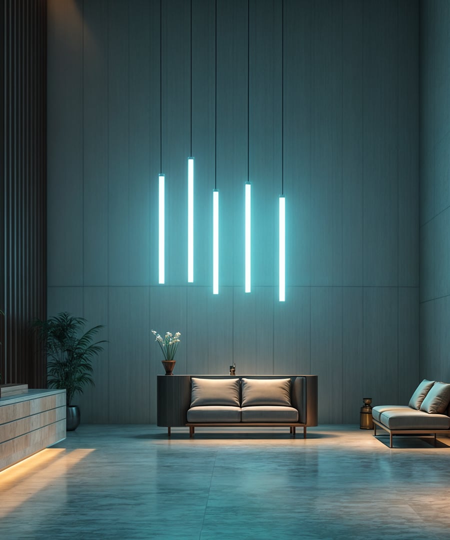 4-Inch RGBW Color-Changing Vertical Cylinder LED Light